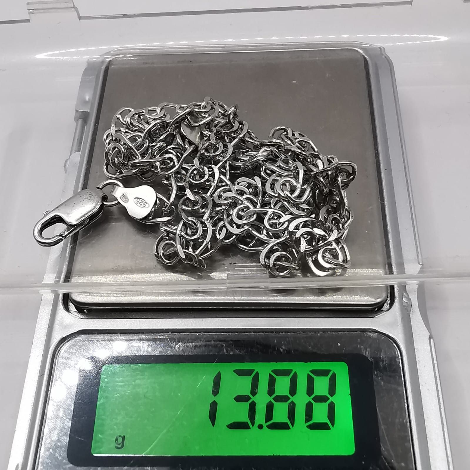 Vintage Vintage Jewelry Chain, 925 Sterling Silver, Signed 13,88g Size ONE SIZE - 8 Thumbnail