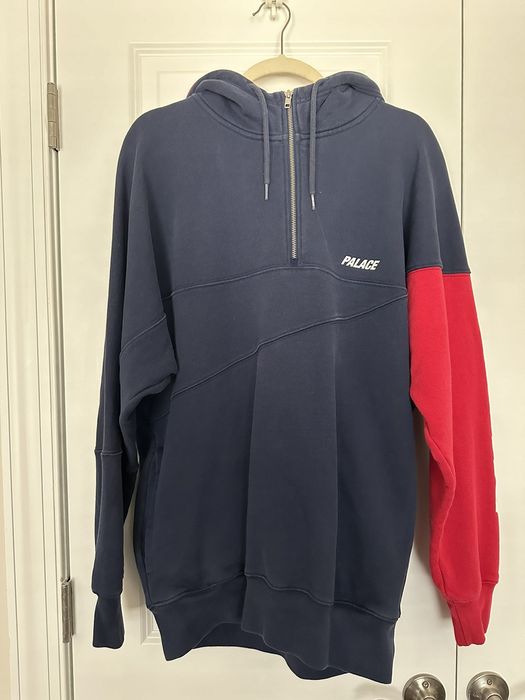 Palace half best sale zip hoodie