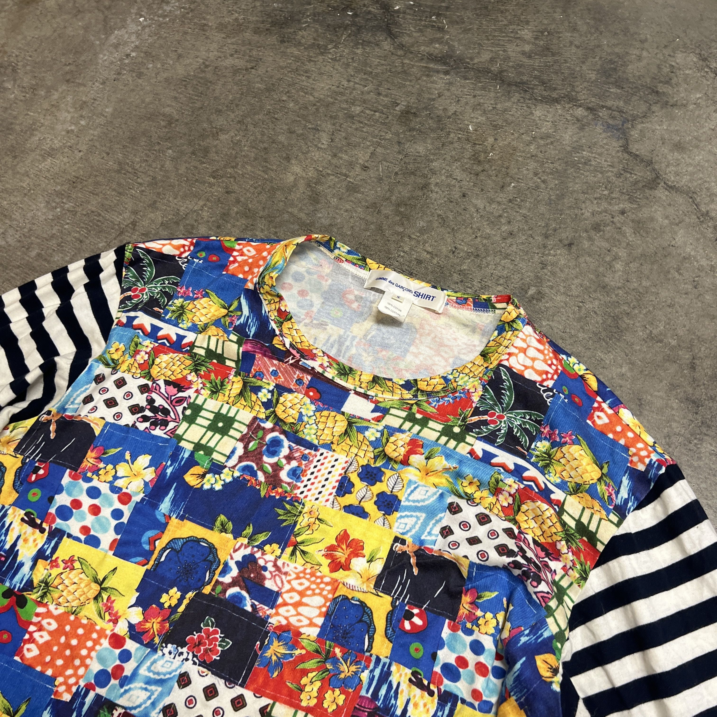 Comme des Garcons × Comme des Garcons SHIRT Comme des Garçons Shirt Patchwork Longsleeve Size US M / EU 48-50 / 2 - 2 Thumbnail