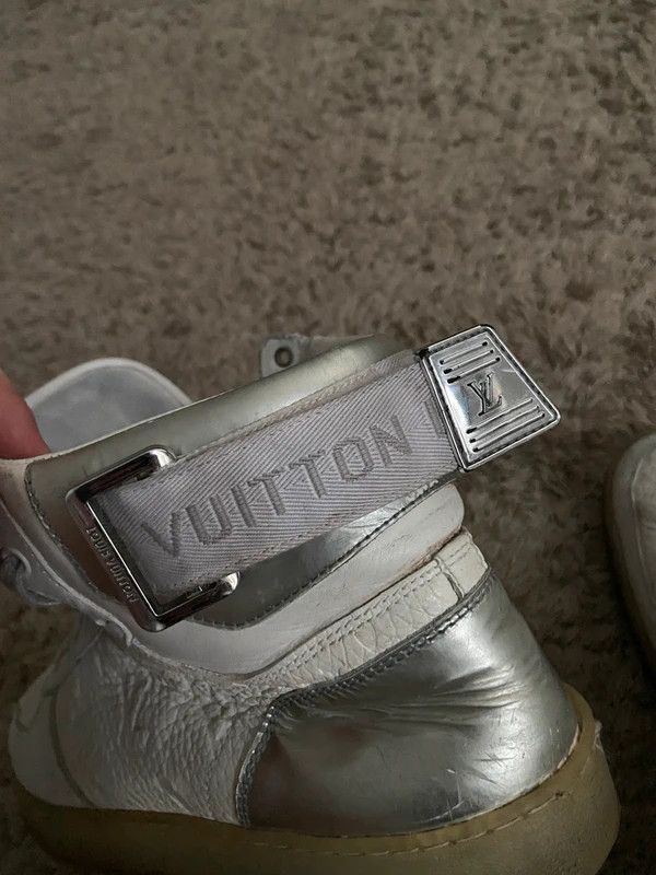 Louis Vuitton louis vuitton archival high top sneakers with big logo Size US 7.5 / EU 40-41 - 13 Thumbnail