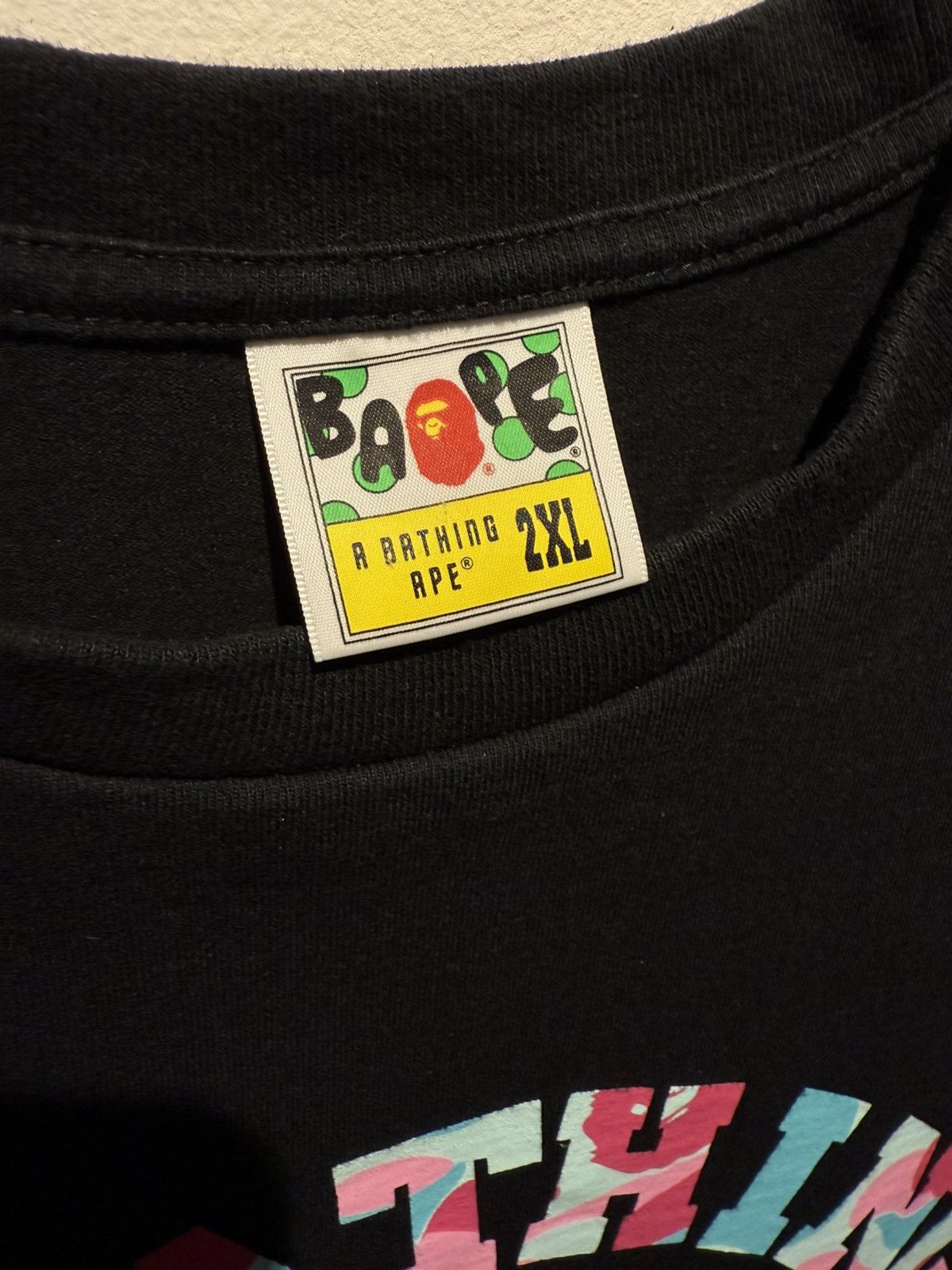 Bape Bape Miami 1st Anniversary College Tee Size US XXL / EU 58 / 5 - 3 Thumbnail