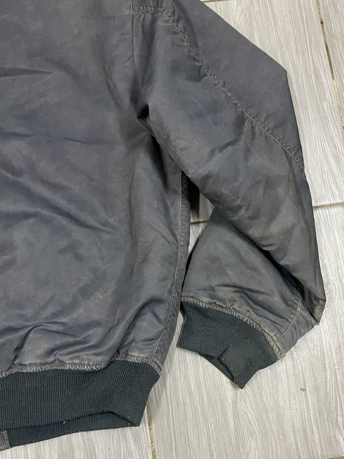 Japanese Brand Vintage MA 1 Bomber Jacket Coffe Boss Suntory Size US L / EU 52-54 / 3 - 13 Thumbnail