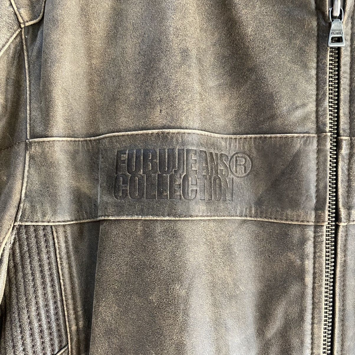 Fubu Vintage 80s 90s Genuine Leather FUBU Jacket Tupac Shakur Size US L / EU 52-54 / 3 - 6 Thumbnail
