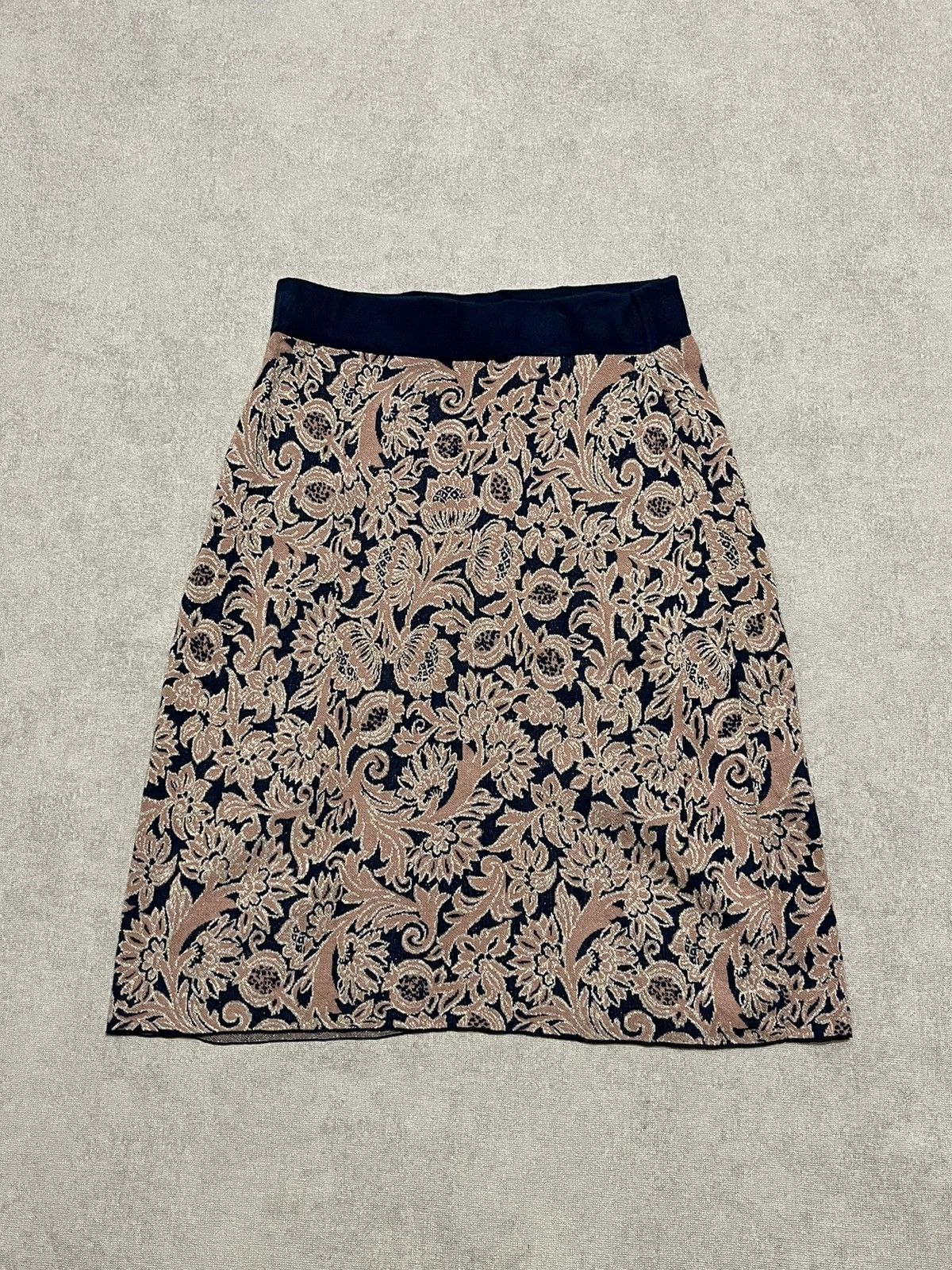 Max Mara Max Mara Weekend Womens Skirt Flowers Vintage Co Size Xs Size 25" / US 0 / IT 36 - 1 Thumbnail