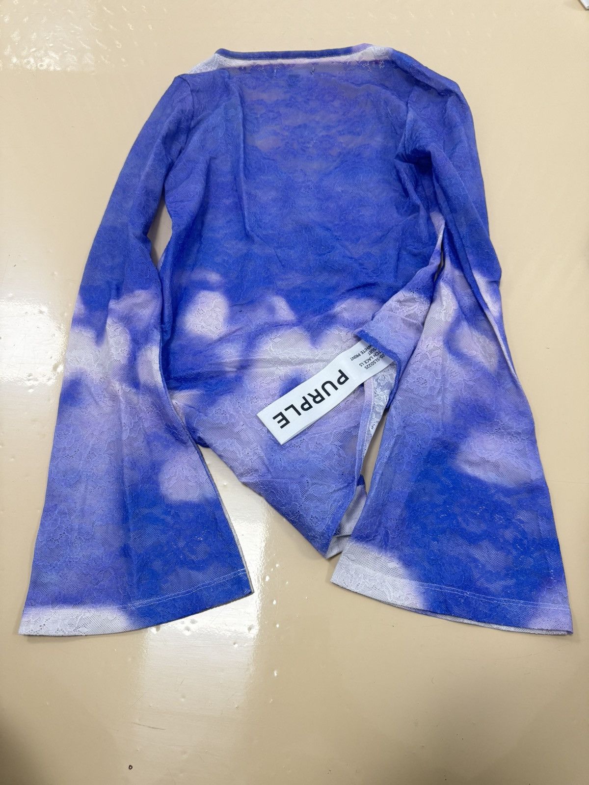 Other Purple Brand Blue Lace Bodysuit Size S / US 4 / IT 40 - 5 Thumbnail