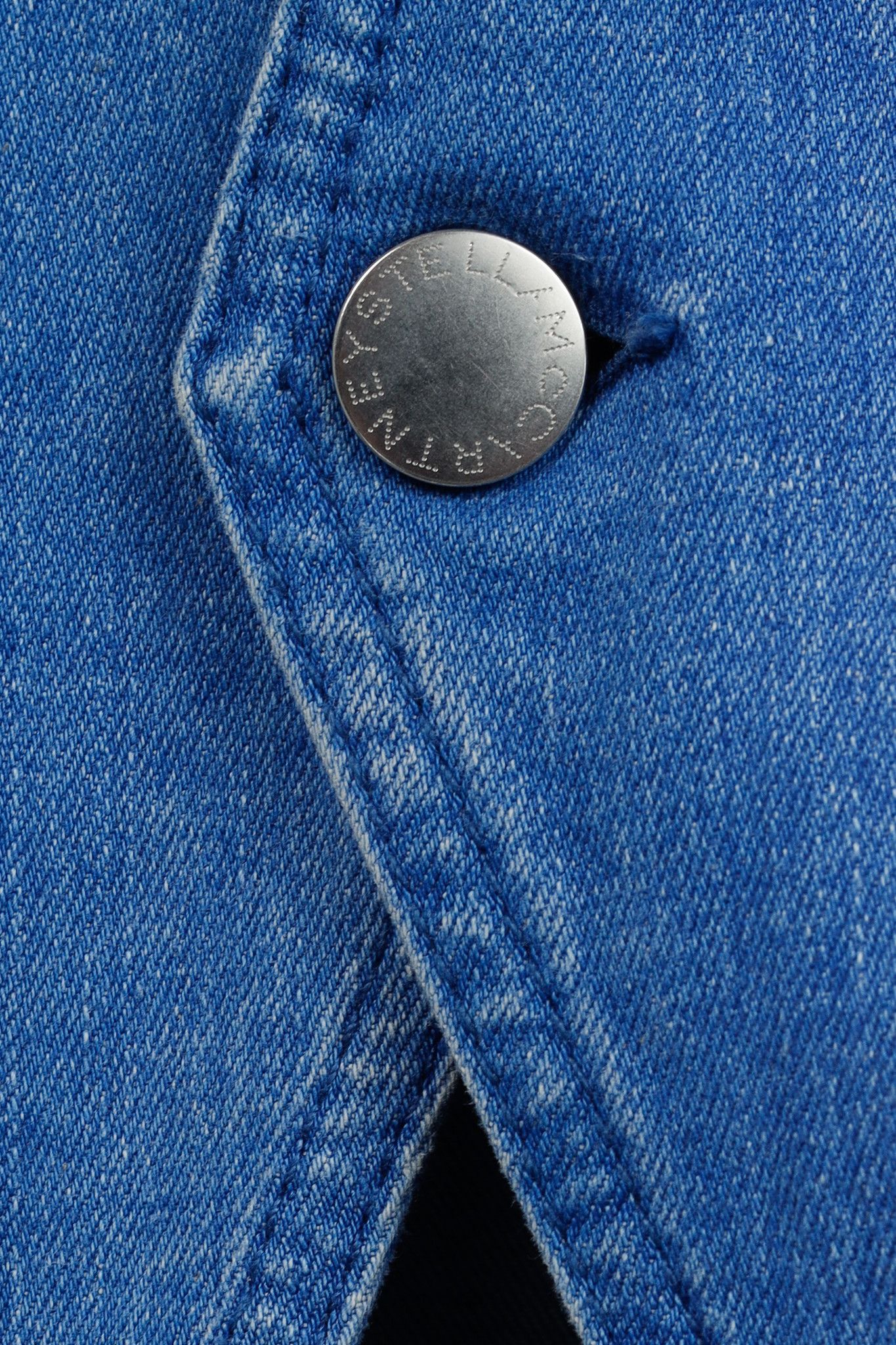Stella McCartney Stella McCartney Resort 2015 Blue Denim Cut-Out Playsuit Size 28" / US 6 / IT 42 - 8 Thumbnail
