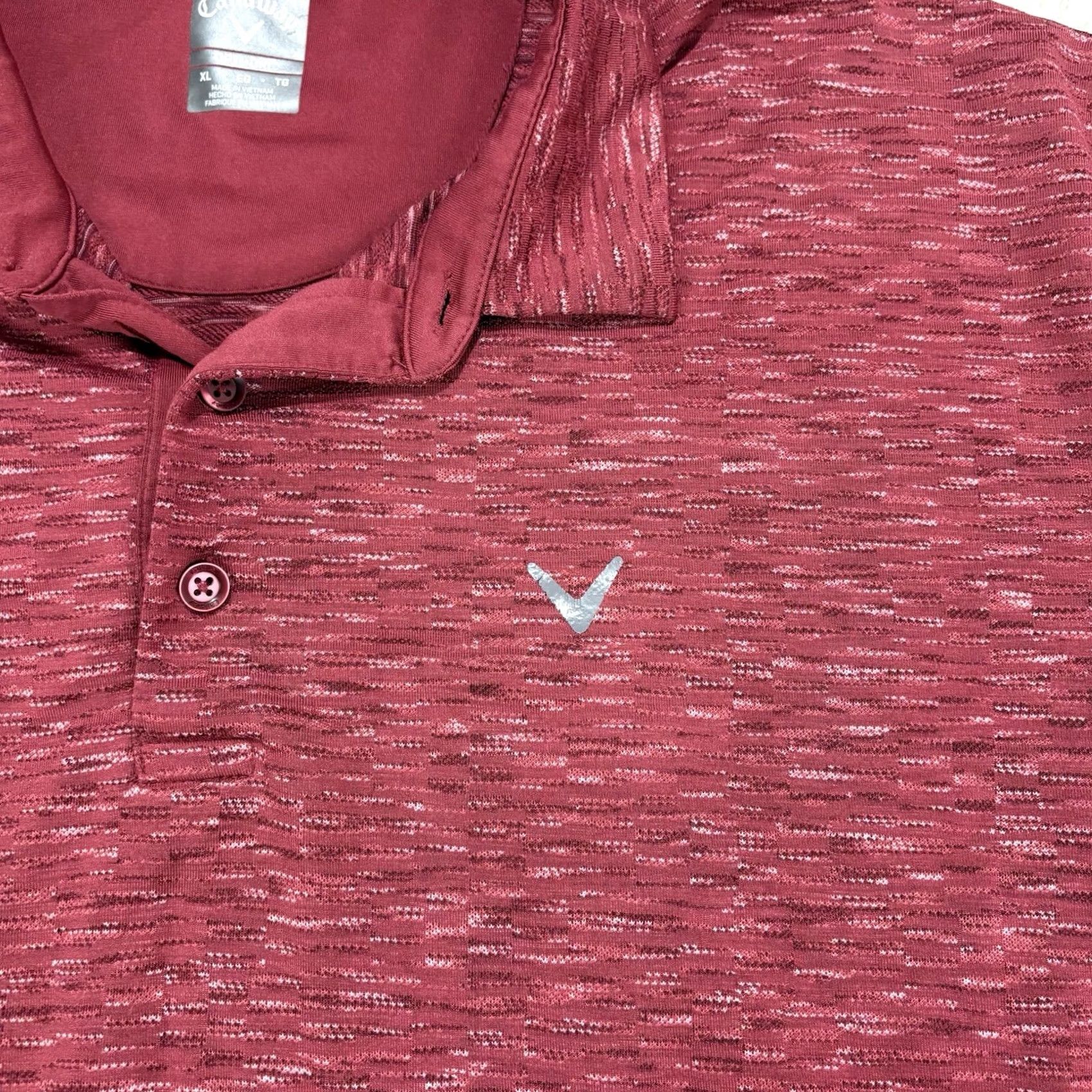 Callaway Callaway Polo Shirt Mens XL Red Breathable Lightweight Performance Golf Short Sleeve Collared Casual Size US XL / EU 56 / 4 - 2 Thumbnail
