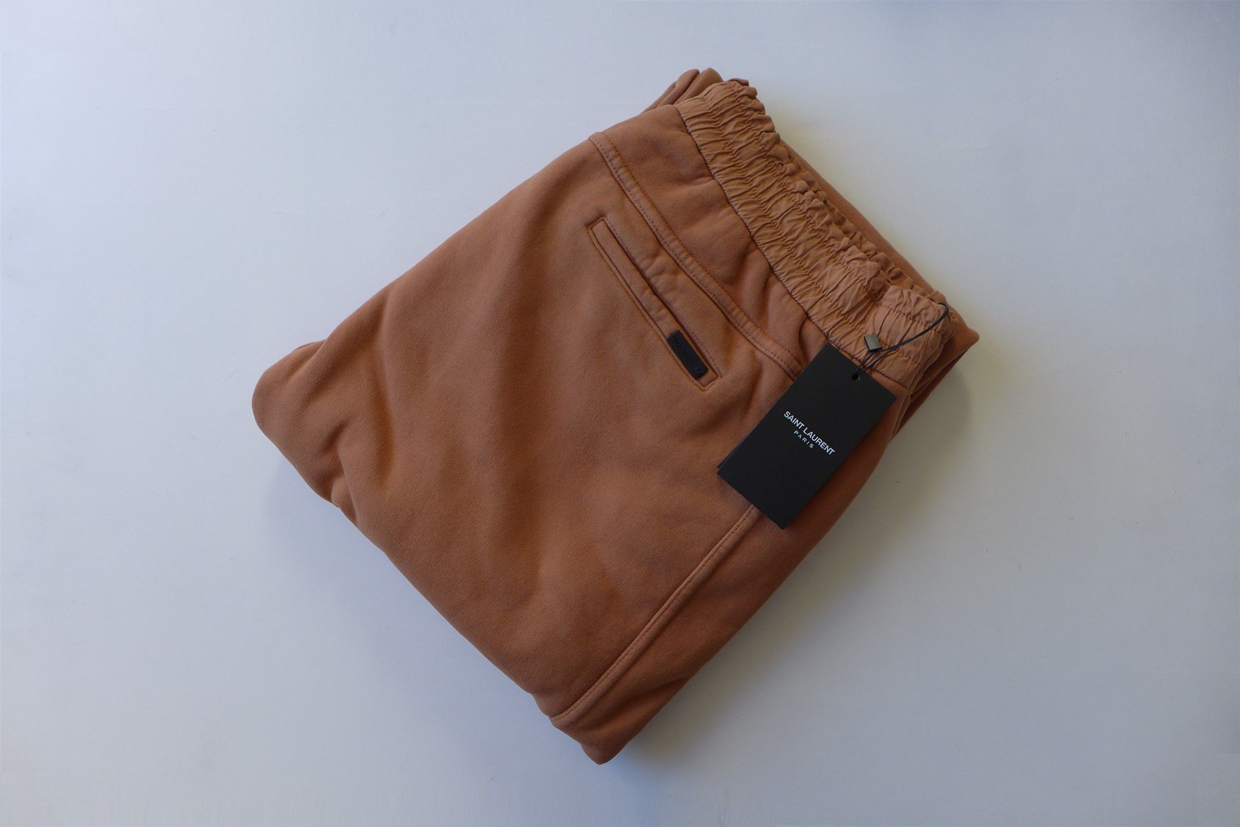 Saint Laurent Paris Saint Laurent Sweatpants -- Macchiato Blanchi Cotton Jersey Size US 36 / EU 52 - 8 Thumbnail