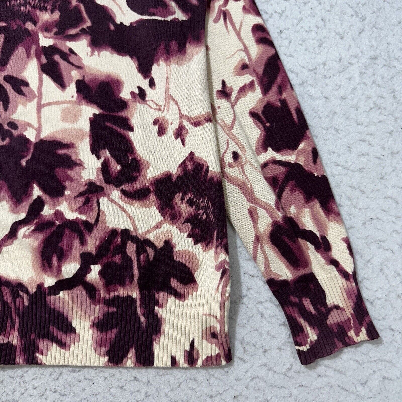 St. Johns Bay St. John's Bay Large Button Down Cardigan Sweater Purple Size L / US 10 / IT 46 - 6 Thumbnail