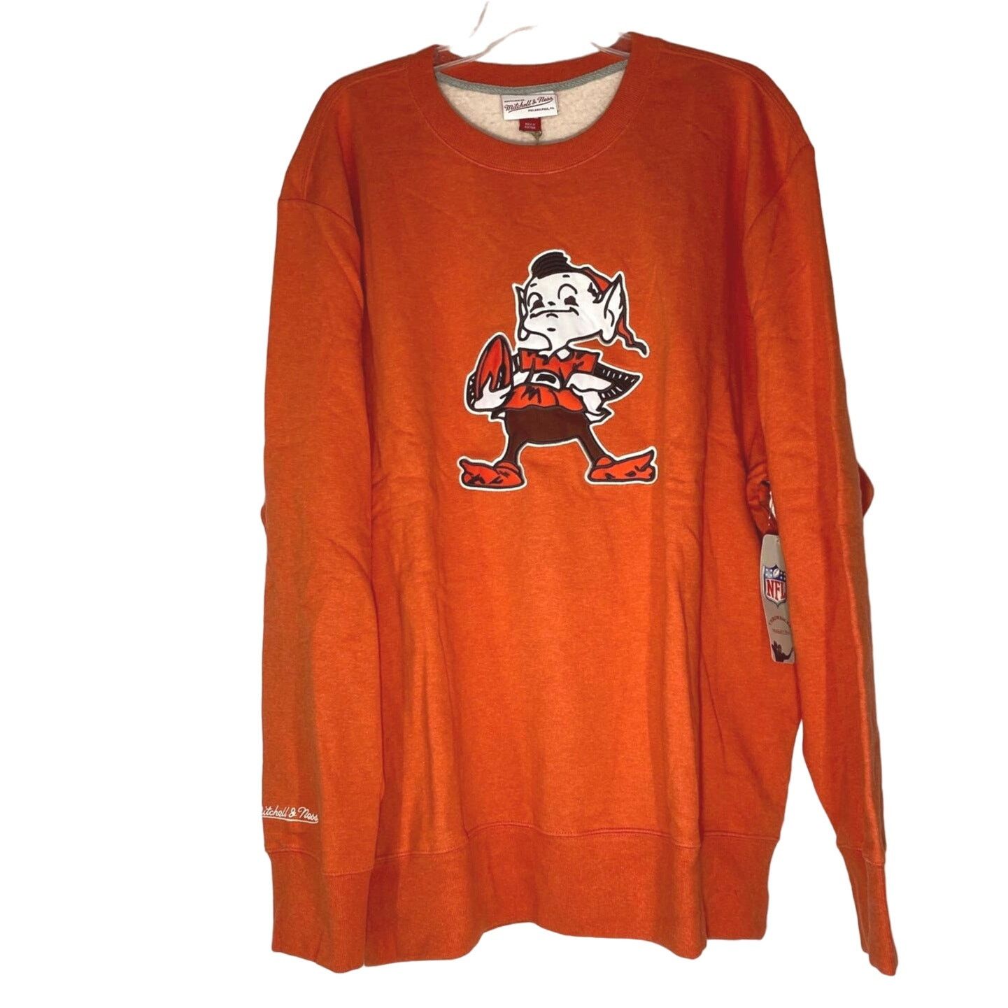 Mitchell & Ness Cleveland Brownie Sweatshirt NWT Mitchell & Ness Mens 3XL Size US XXL / EU 58 / 5 - 1 Thumbnail
