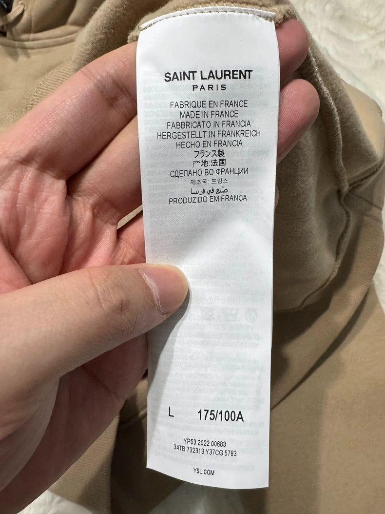 Saint Laurent Paris Saint Laurent Paris Embroidered color-block sweatshirt 2505 Size US L / EU 52-54 / 3 - 7 Thumbnail