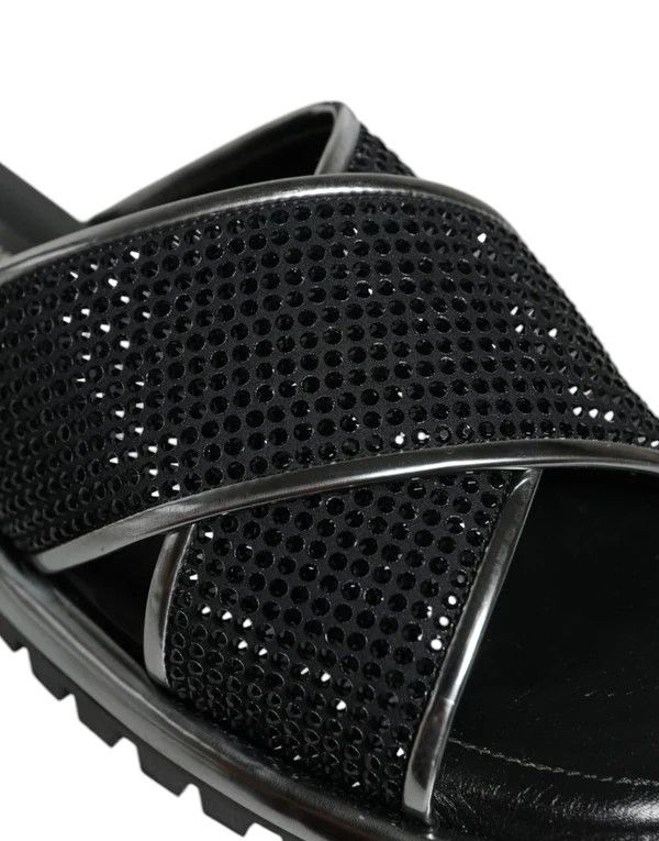 Dolce & Gabbana o1y0125 Slippers in Black Size US 9 / EU 42 - 4 Thumbnail