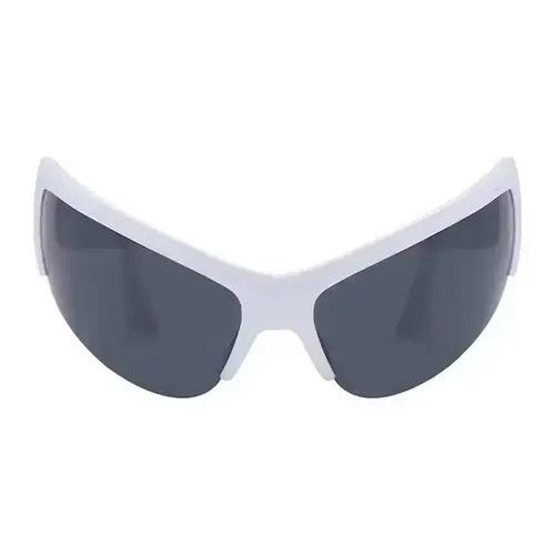 Vintage White Alien Eye Sunglasses Punk Tech Cyber Dystopian Bug Size ONE SIZE - 4 Thumbnail