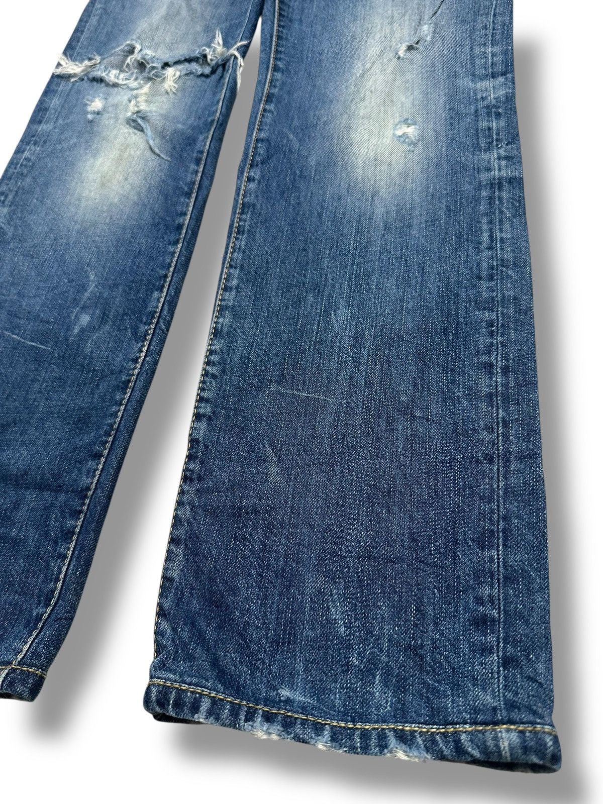 Dsquared2 Dsquared2 Vintage Authentic Distressed Slim With Faded Wash Size US 33 - 15 Thumbnail
