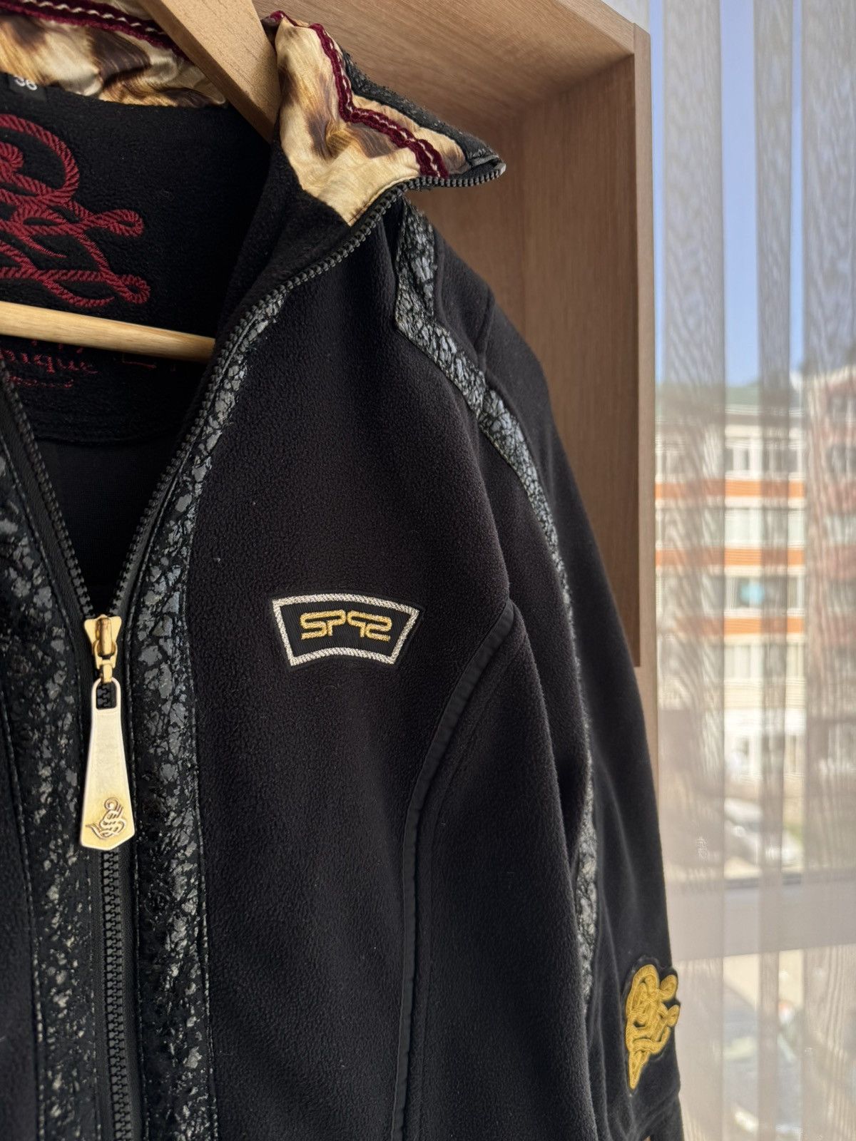 Sportalm Kitzbuhel × Vintage Vintage Sportalm Luxury Leopard Black Blazer Size S / US 4 / IT 40 - 8 Thumbnail