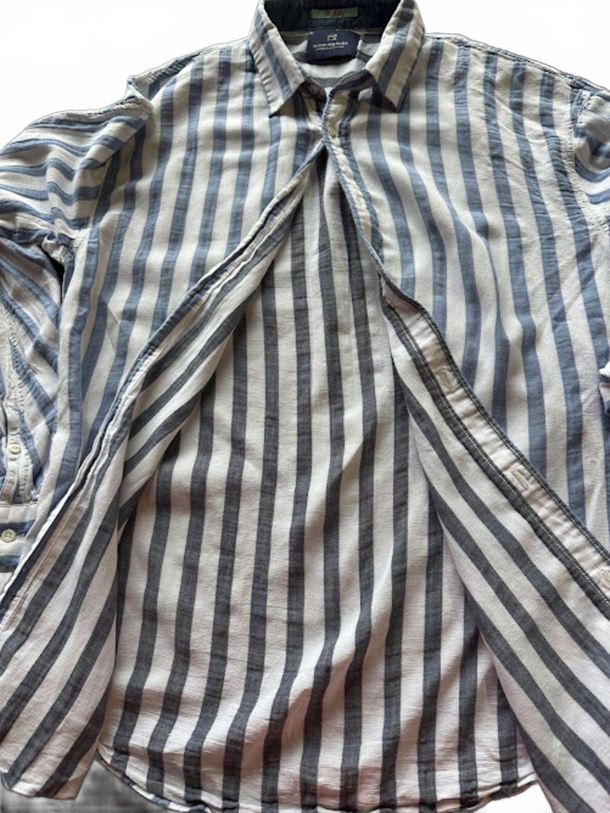 Scotch & Soda Scotch & Soda Vacanza Stripe Shirt L Size US L / EU 52-54 / 3 - 3 Thumbnail