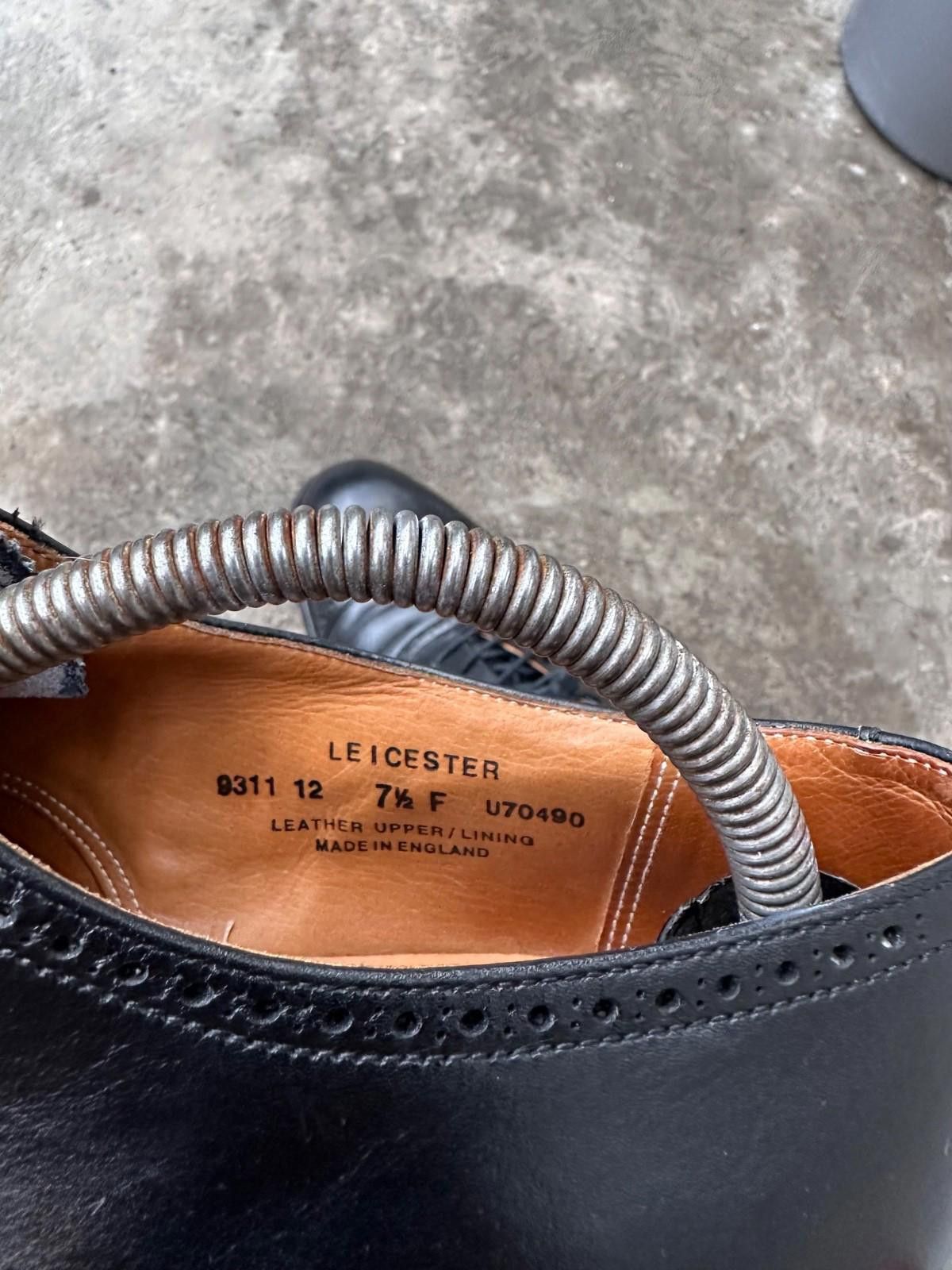 Crockett & Jones Crockett & Jones Leicester Black Leather Cap Toe Oxford UK 7 Size US 7 / EU 40 - 8 Thumbnail