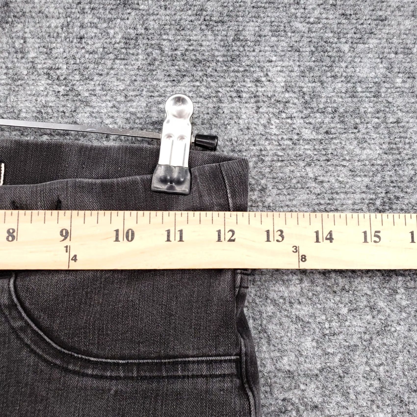Madewell Madewell Jeans Womens 25 Gray The Anywhere Marton Wash Stretch Jegging Pull On Size 42" / US 20 - 7 Thumbnail