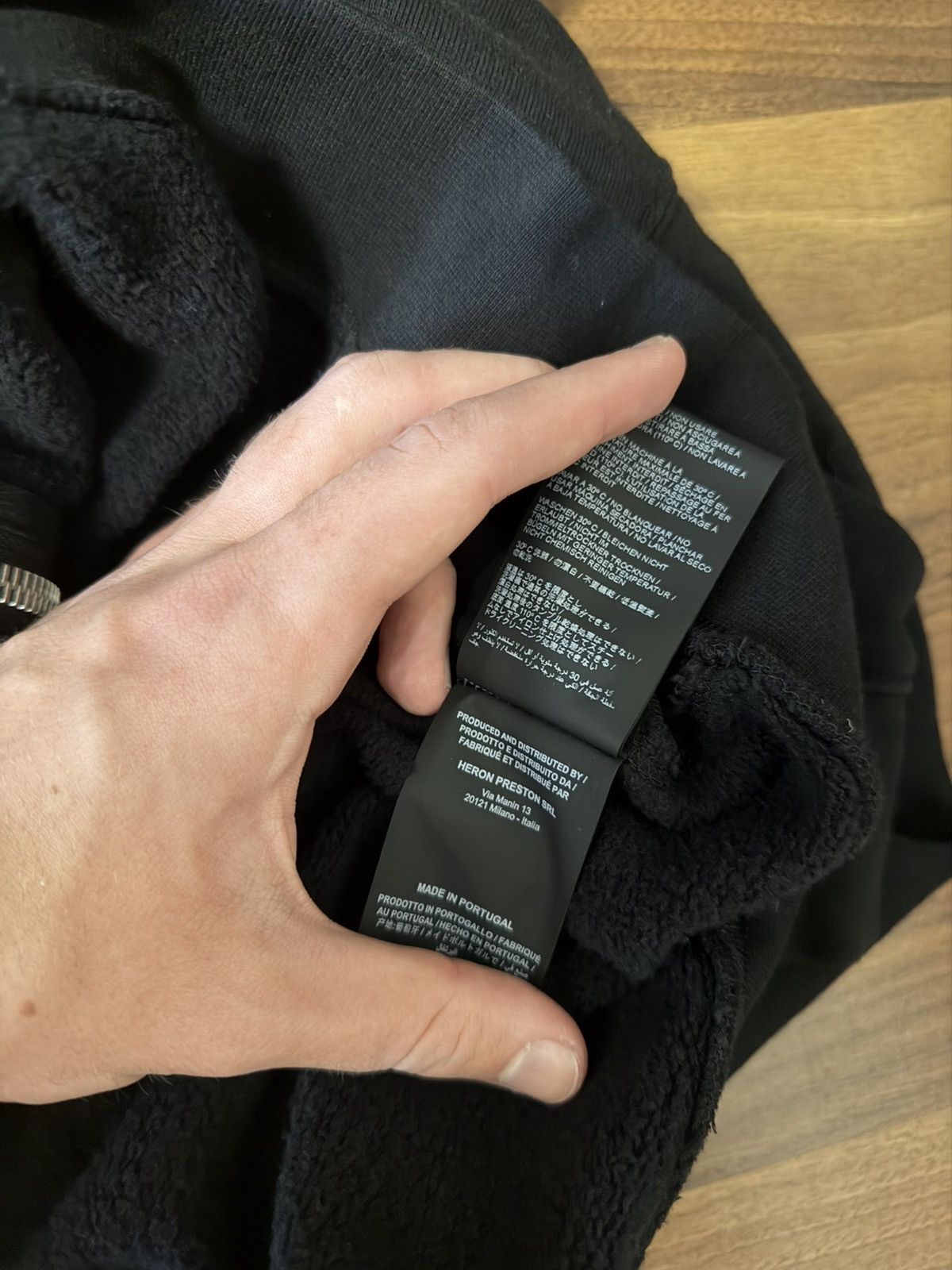 Heron Preston Heron Preston Uniform Black Zip Hoodie Size US L / EU 52-54 / 3 - 7 Thumbnail