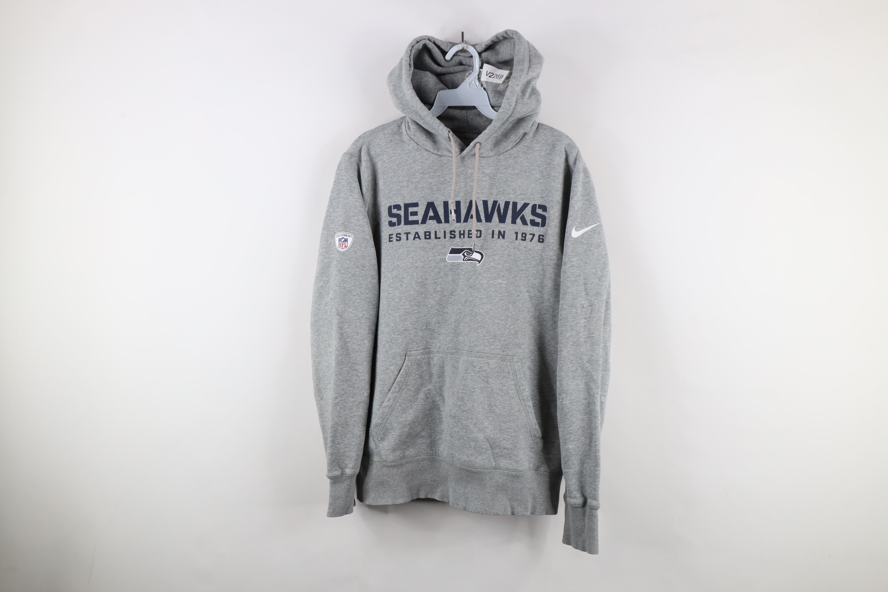 Nike Nike On Field Seattle Seahawks Football Hoodie Sweatshirt Size US M / EU 48-50 / 2 - 1 Thumbnail