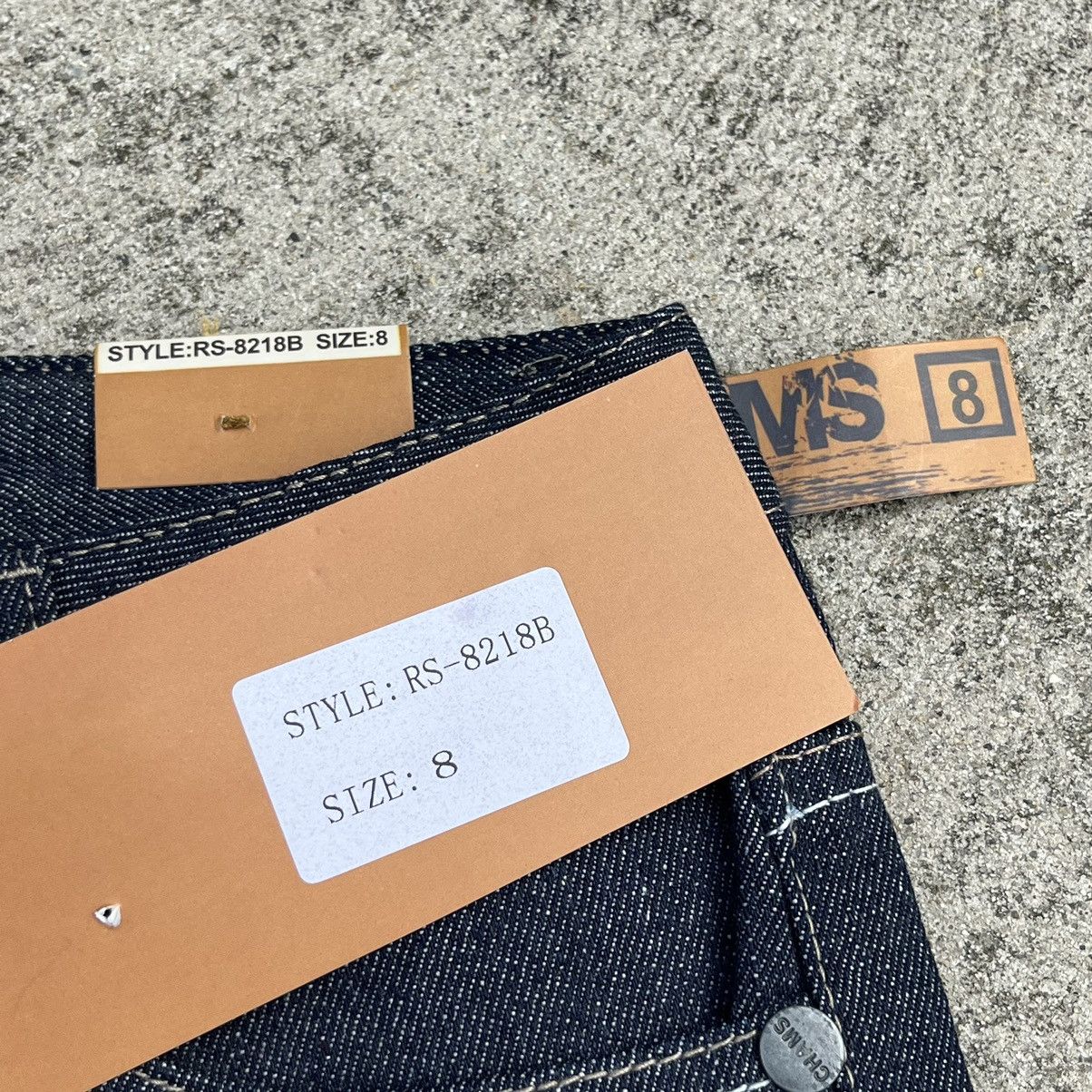 Affliction × JNCO × Vintage NEW Crazy Vintage Y2K Chams Premium Baggy Denim Shorts Size US 26 / EU 42 - 6 Thumbnail