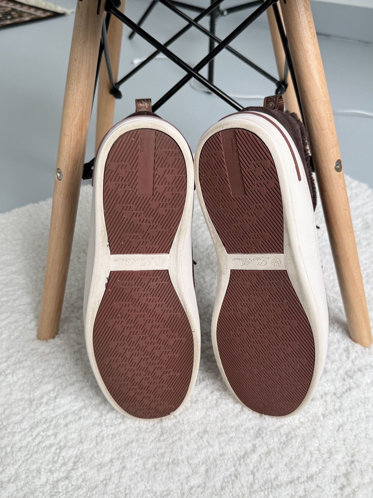 Loro Piana Loro Piana Newport Sneaker Sherling Burgandy Size US 10 / EU 43 - 14 Thumbnail