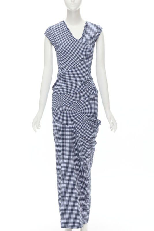 rare COMME DES GARCONS Robe De Chambre Vintage 1997 Lumps Bumps blue dress