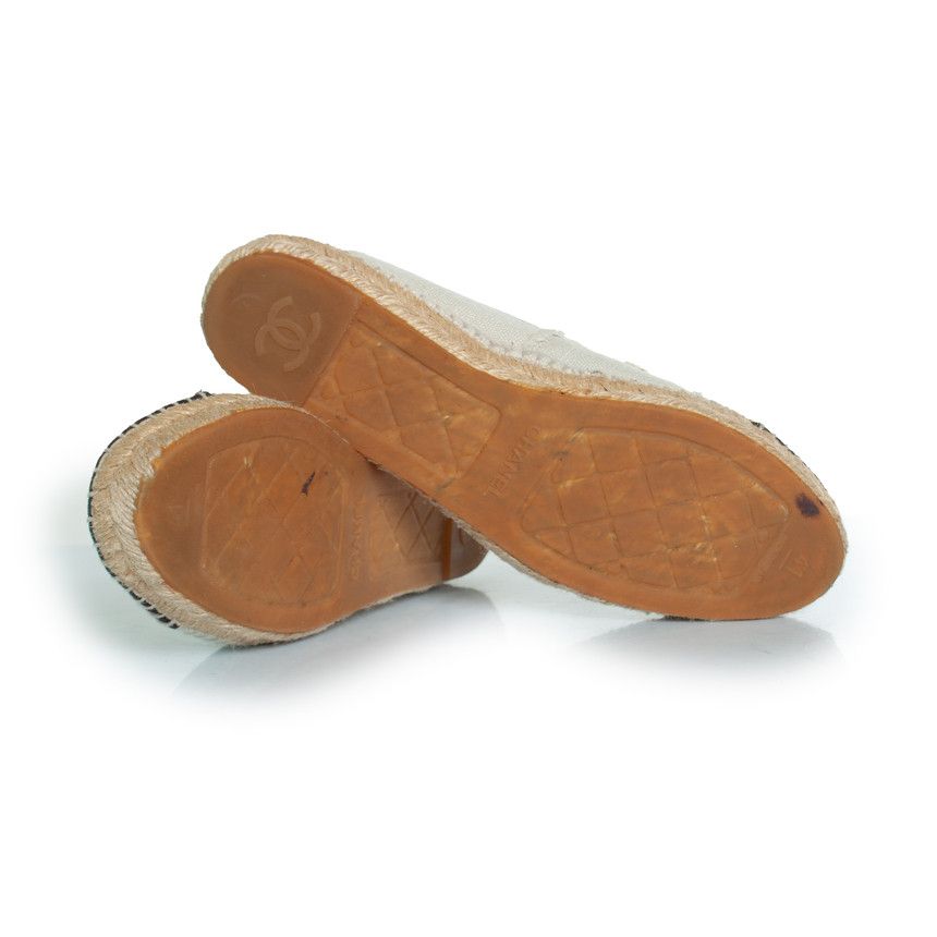 Chanel Chanel, canvas espadrilles in beige Size US 11 / IT 41 - 7 Thumbnail