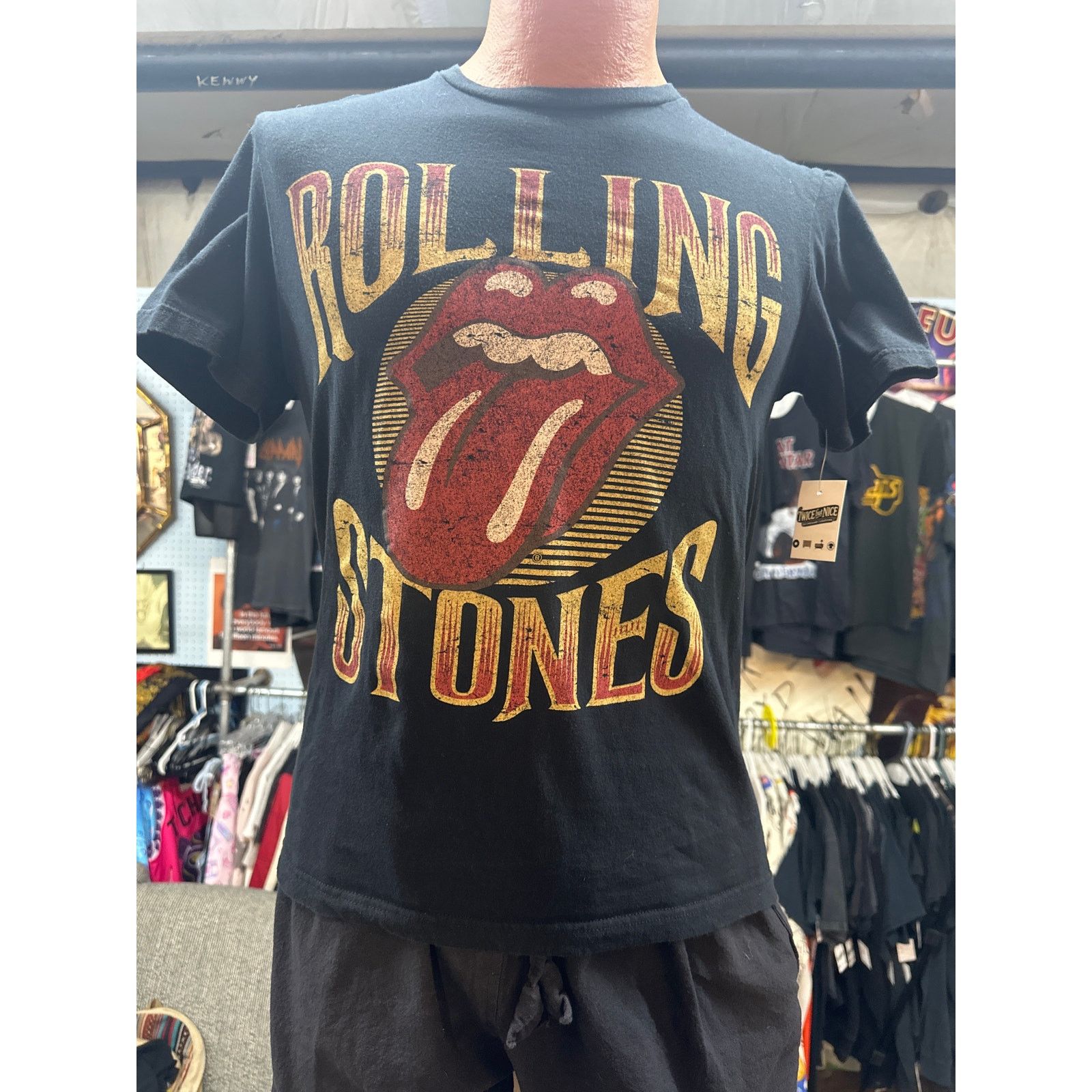 The Rolling Stones Rolling Stones Vintage Style Lips Size US S / EU 44-46 / 1 - 1 Thumbnail