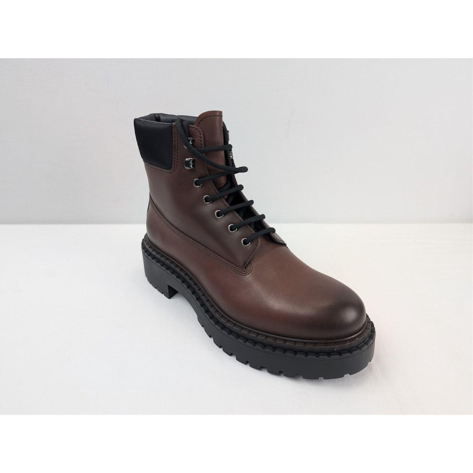 Prada o1rshd1 Ankle Boots in Ebano Brown Size US 9.5 / EU 42-43 - 3 Thumbnail
