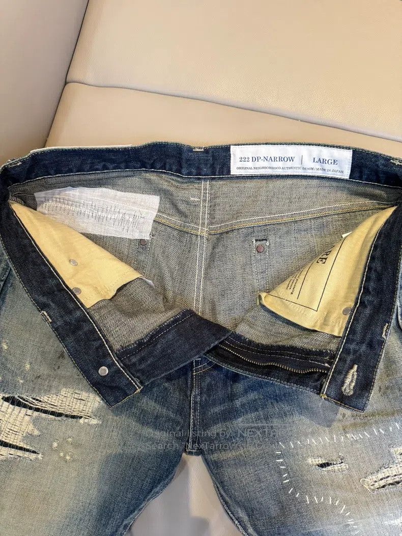 Neighborhood Neighborhood size L Washed Denim Jeans Size US 27 - 4 Thumbnail