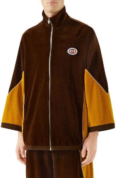 Gucci GG Logo Velour Chenille Zipped Jacket Size US S / EU 44-46 / 1 - 12 Thumbnail