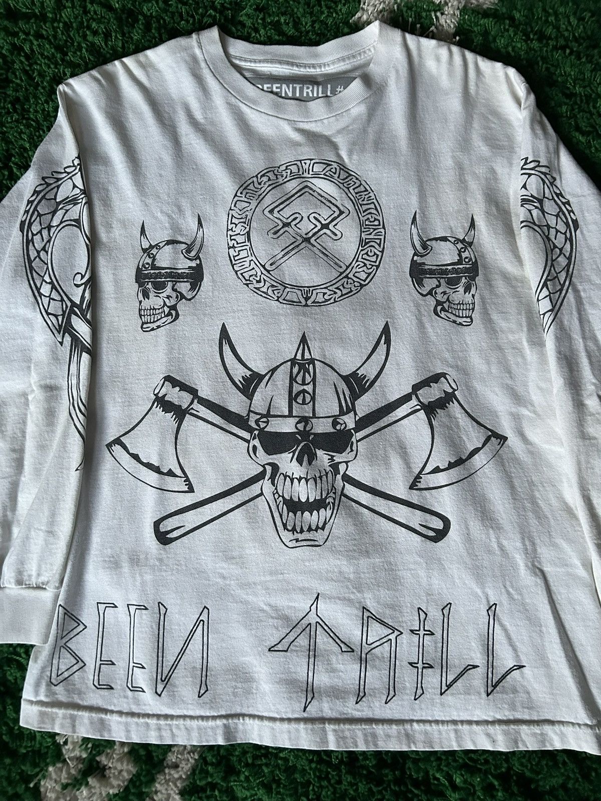 Been Trill Been Trill White Longsleeve T-Shirt Size Large Preowned Size US L / EU 52-54 / 3 - 2 Thumbnail
