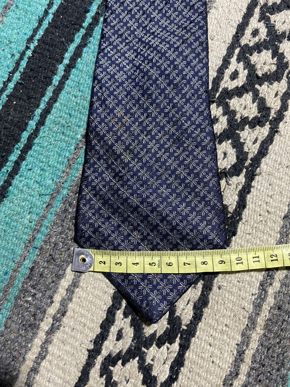 Hermes 1990s Hermes - Vintage Pattern Silk Tie Size ONE SIZE - 8 Thumbnail