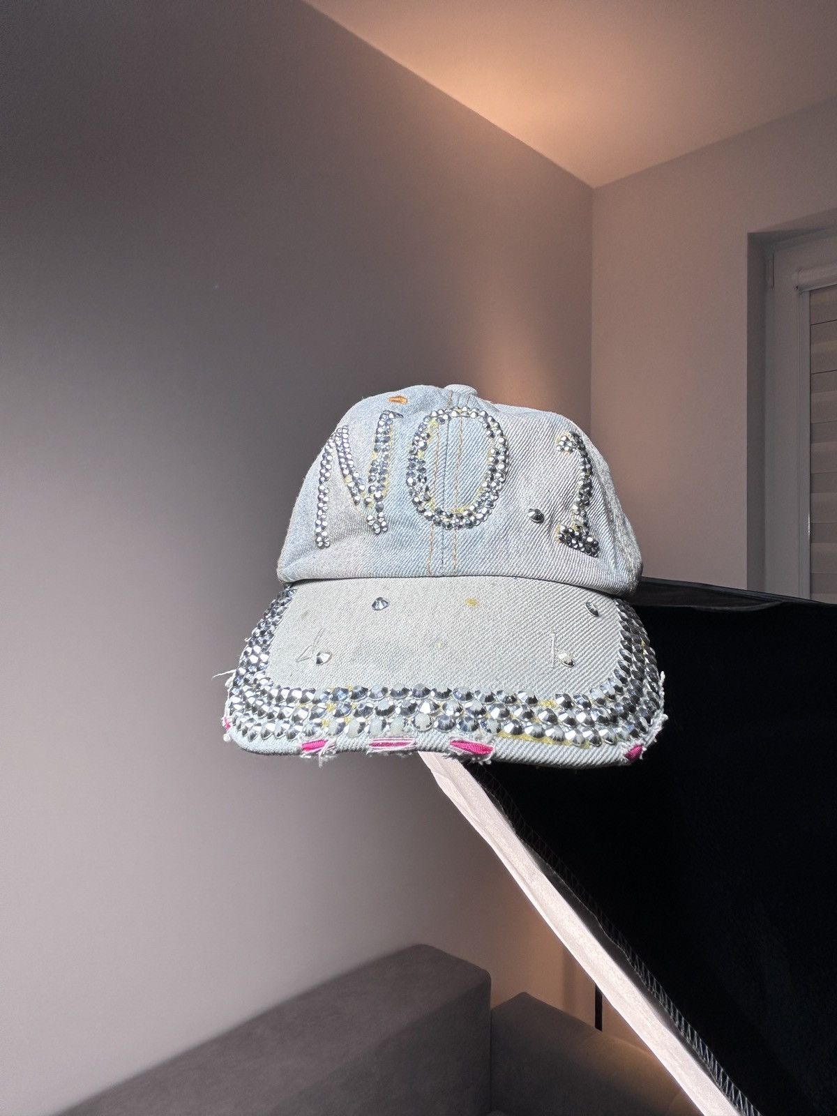 Japanese Brand VINTAGE y2k JEANS CAP Size ONE SIZE - 5 Thumbnail