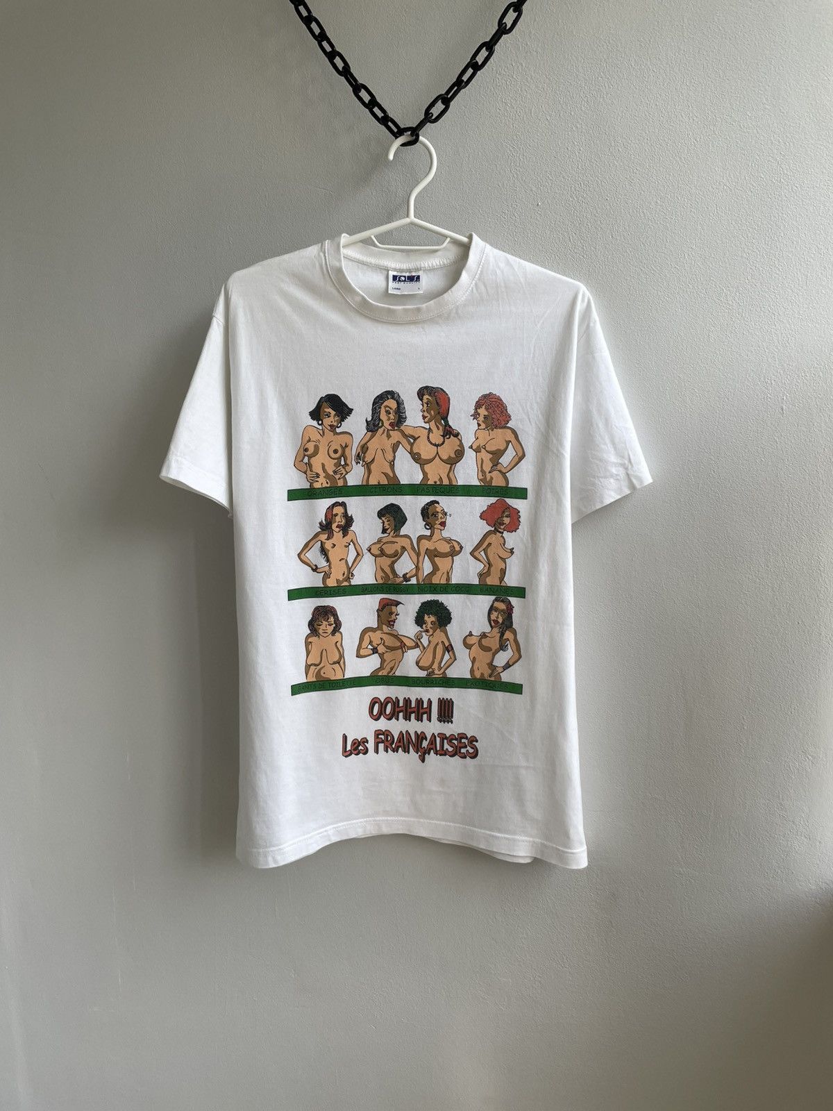 Vintage 2000s Boobs Sexy Girl Nudie Porno Star T Shirt Tee