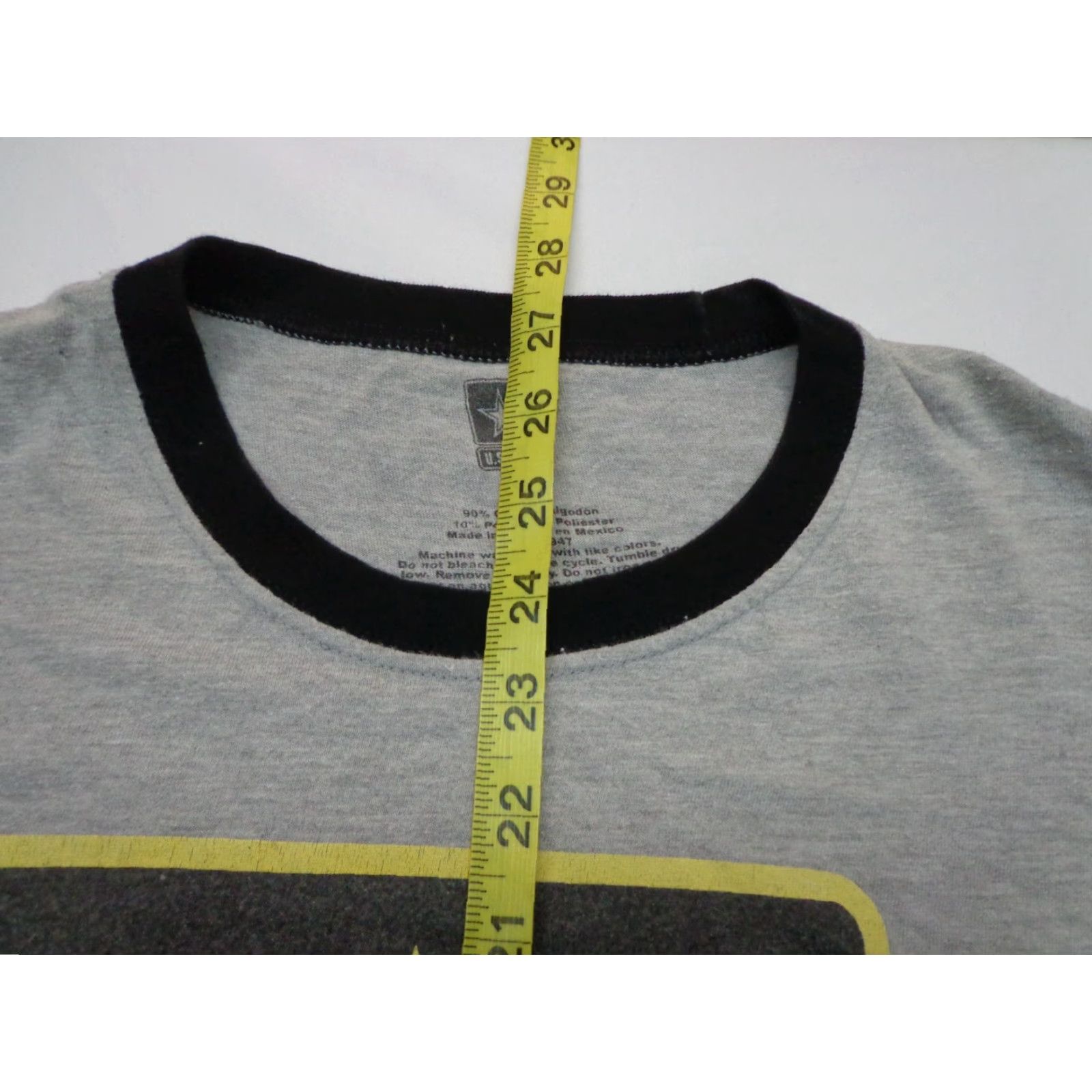 Vintage US Army T Shirt Gray Ringer Style Tee XL Unisex Adults Short Sleeve Cotton Blend Army Shirt Size US XL / EU 56 / 4 - 6 Thumbnail