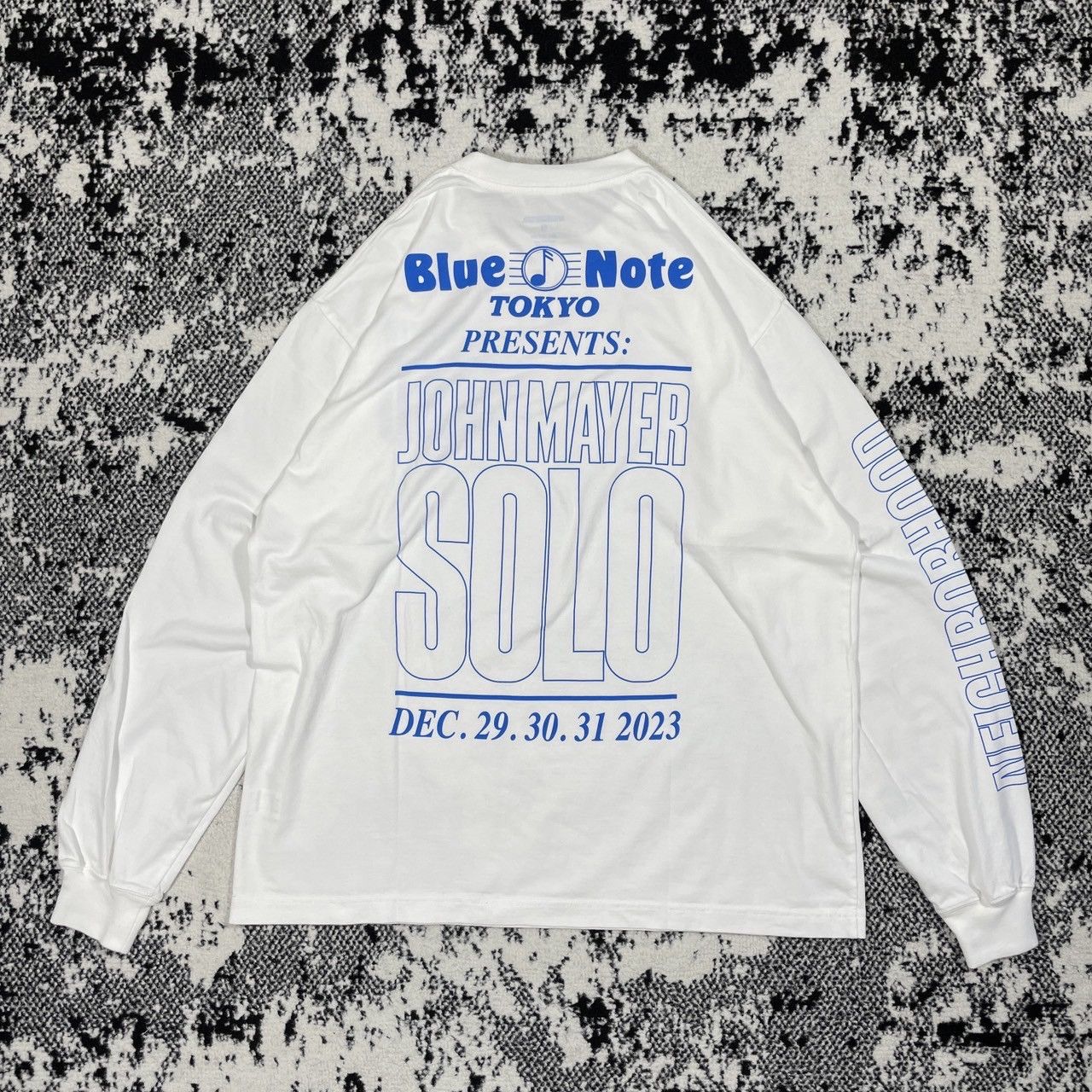 NEIGHBORHOOD x JOHN MAYER TEE LS BLUE NOTE TOKYO