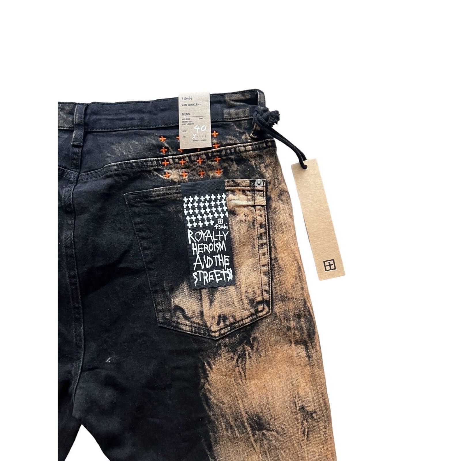 Ksubi Ksubi Jeans Mens Van Winkle Skinny Leg Black $260 Size 40/32 Size US 40 / EU 56 - 5 Thumbnail