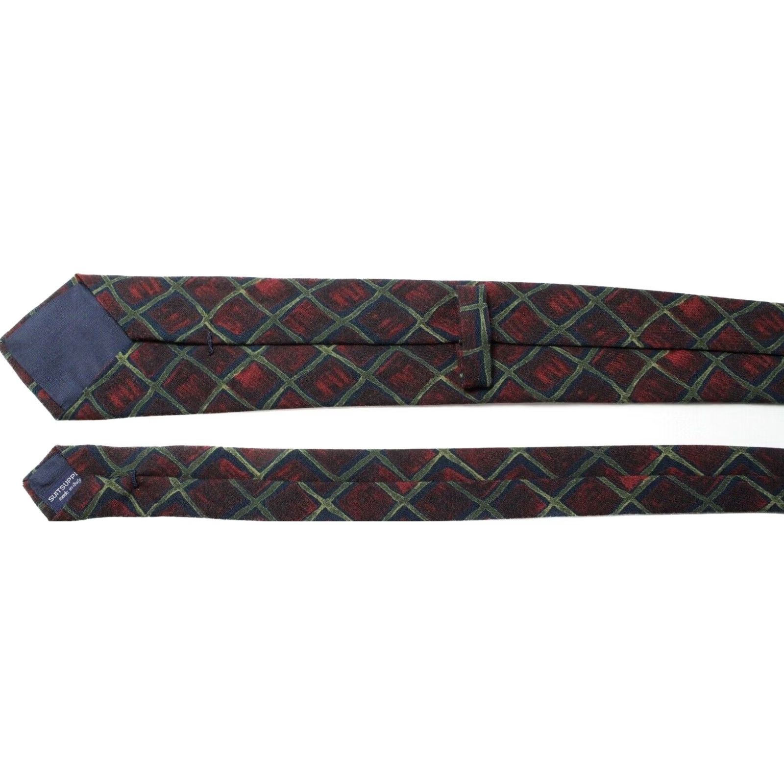 Suitsupply SUITSUPPLY Tie Men's ONE SIZE Wool Patterned Formal Tied Pointed Multicoloured Patterned Classic Tie Mens Regular Size Weekday Business Formal Size ONE SIZE - 4 Thumbnail