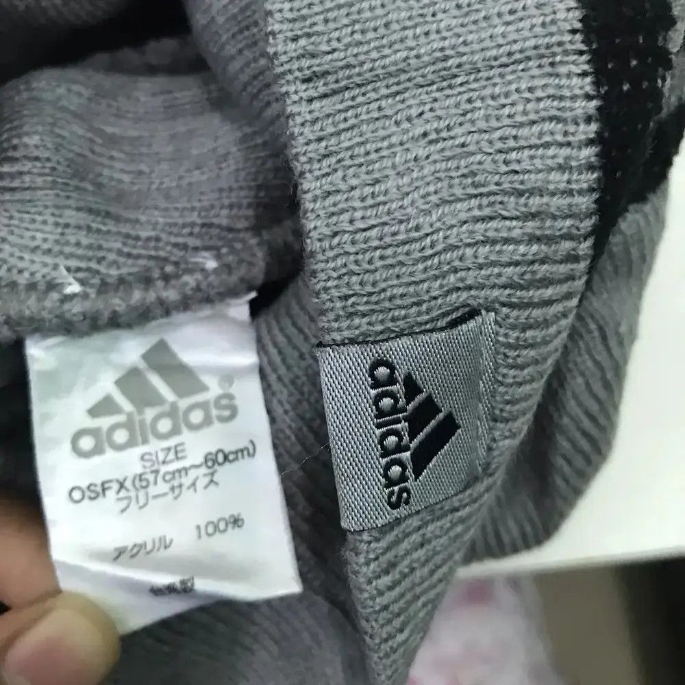 Adidas × Vintage Adidas Small Logo Beanie Hat Size ONE SIZE - 5 Thumbnail