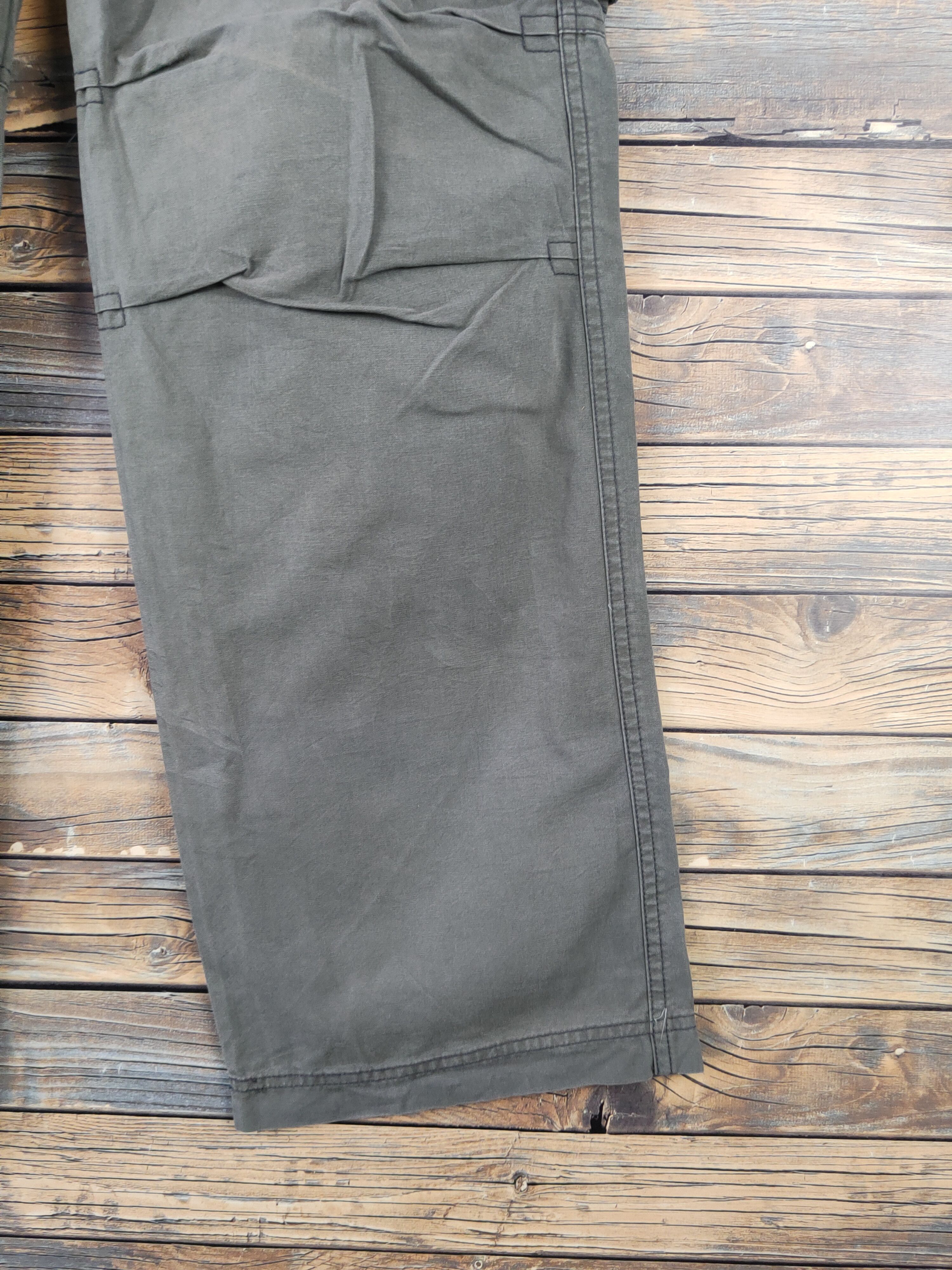 Japanese Brand DL Ugiz Olive Multipocket Tactical Cargo Pants #253 Size US 30 / EU 46 - 7 Thumbnail