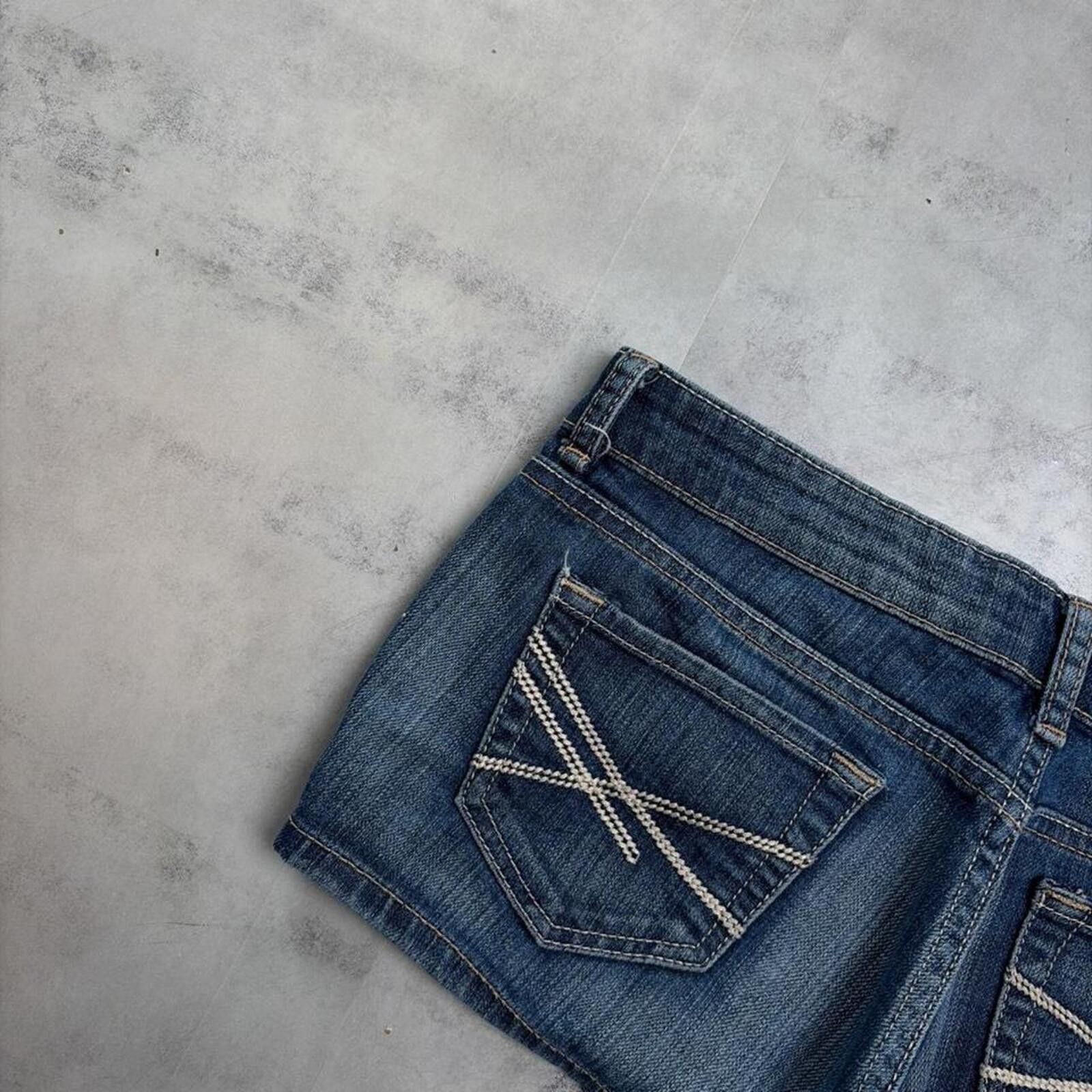 Aeropostale Y2K Blue Aeropostale Grunge Mini Denim Shorts Size 30" / US 8 / IT 44 - 5 Thumbnail