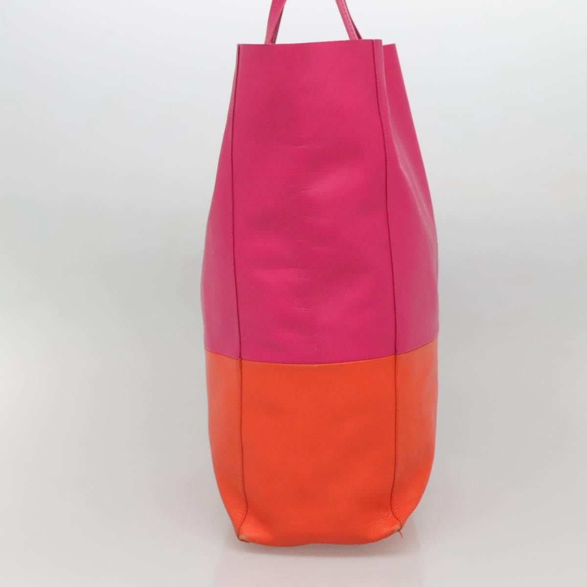 Celine CELINE Tote Bag Leather Pink Gold Size ONE SIZE - 4 Thumbnail