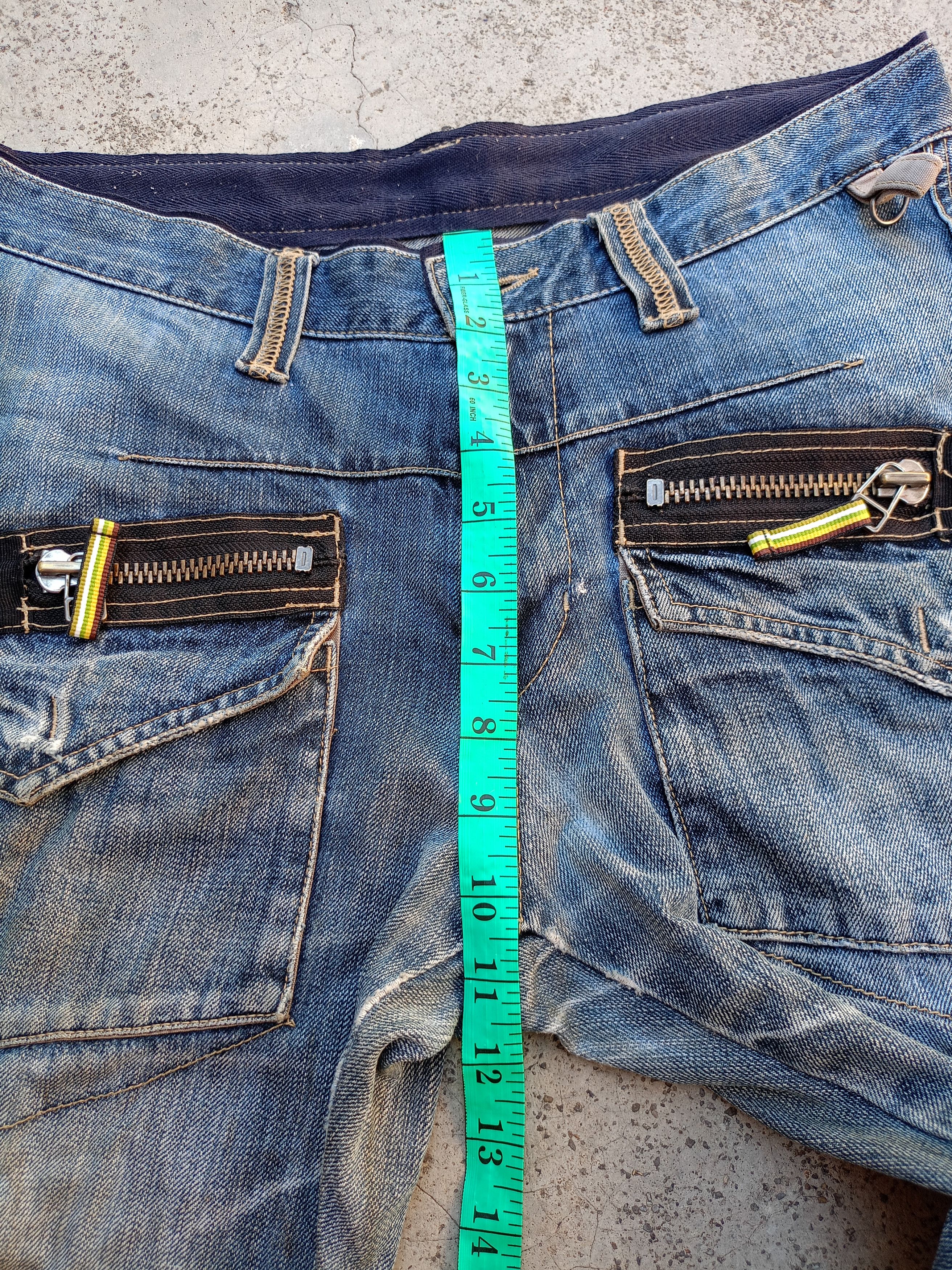 Hysteric Glamour 💥 punk distressed ppfm /full zipper super rare 💥 Size US 30 / EU 46 - 3 Thumbnail