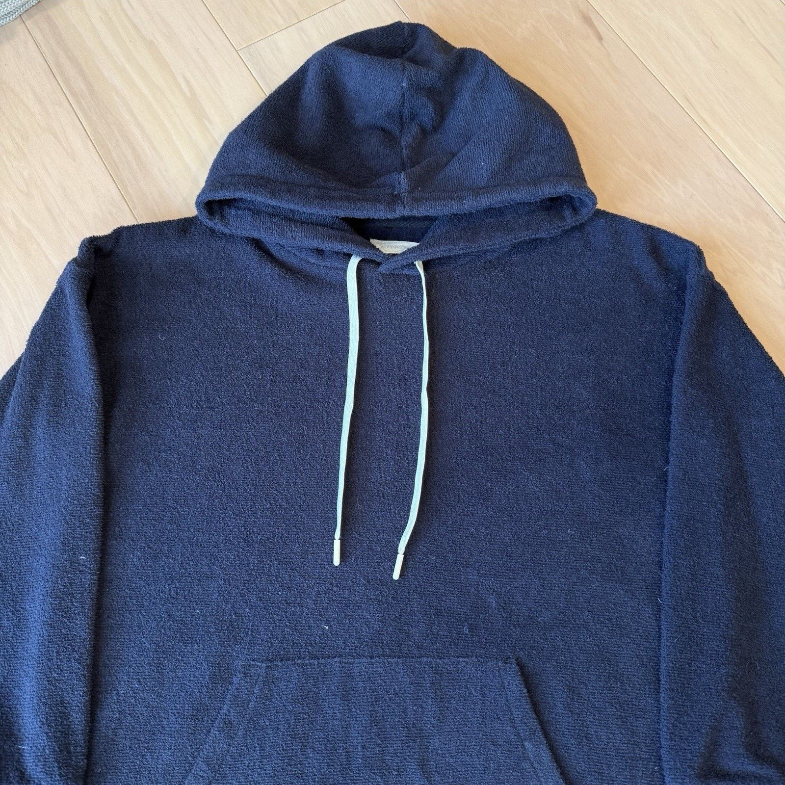 Outerknown Outerknown Hoodie Dress Women's Medium Navy Terry Cotton Size M / US 6-8 / IT 42-44 - 3 Thumbnail