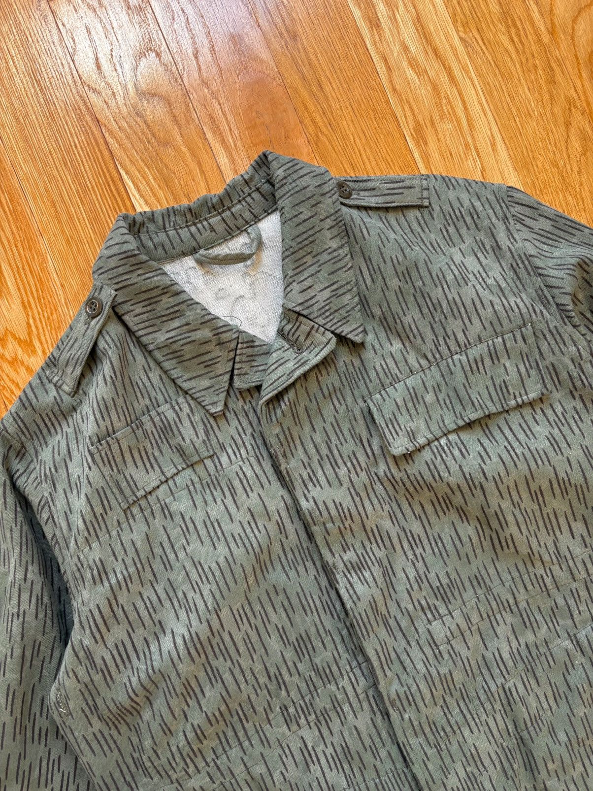 Other Czech Army VTG 70s 1973 Rain Camo Jacket Military Cargo M Size US M / EU 48-50 / 2 - 1 Thumbnail