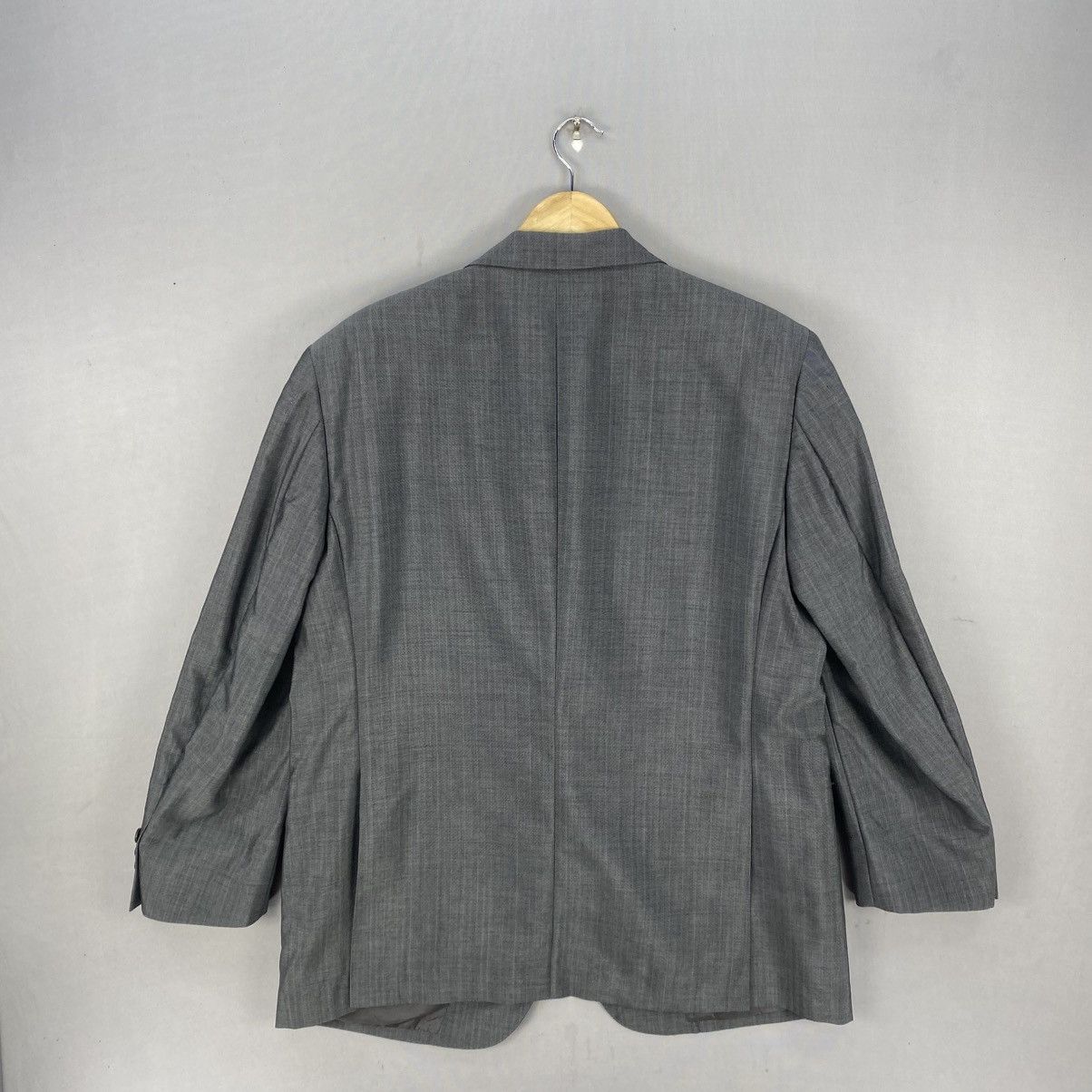 Burberry Burberry London Classic Grey Wool Blazer Jacket Size US L / EU 52-54 / 3 - 4 Thumbnail