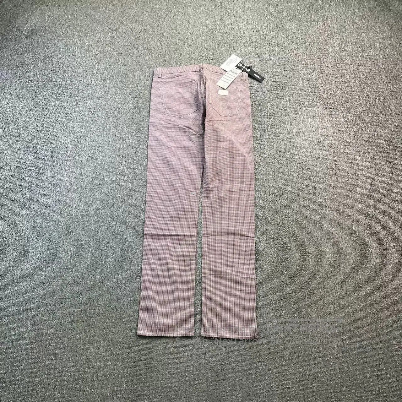 Moschino MOSCHINO Pink Plaid Trousers. Size 41" - 2 Thumbnail