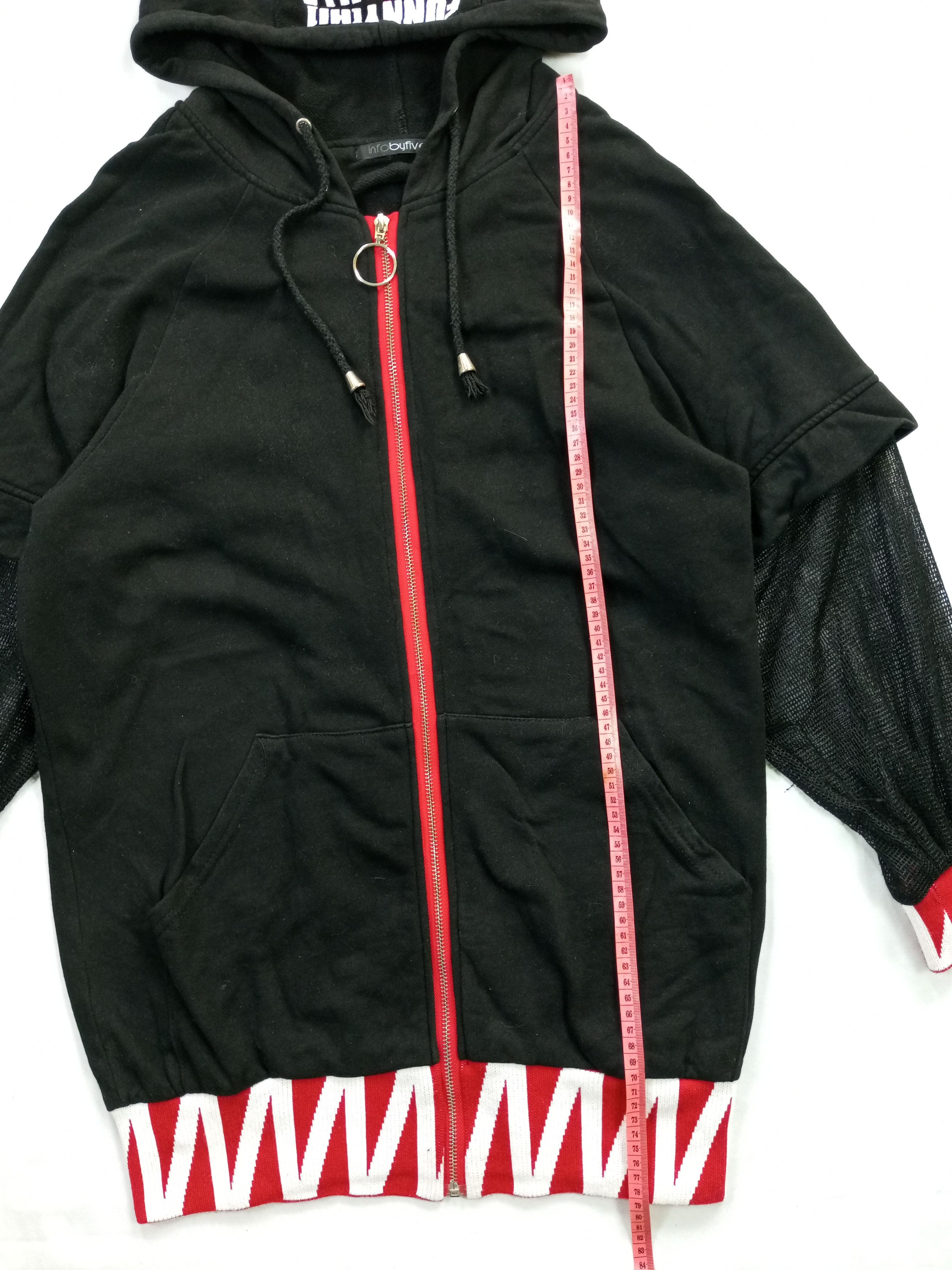 If Six Was Nine × Japanese Brand JAPANESE VKEI STYLE " FUNNY GUERRILLA" PUNK STYLE HOODIE Size US M / EU 48-50 / 2 - 8 Thumbnail